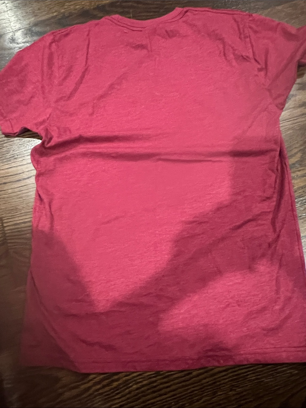 Next Level Apparel Red Graphic Guitar Short Sleeve Tee - Picture 3 of 3